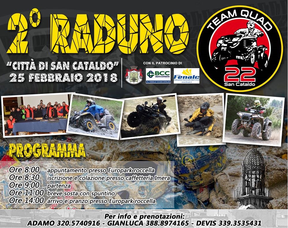 2° Raduno ASD TEAM QUAD 22 “SAN CATALDO”